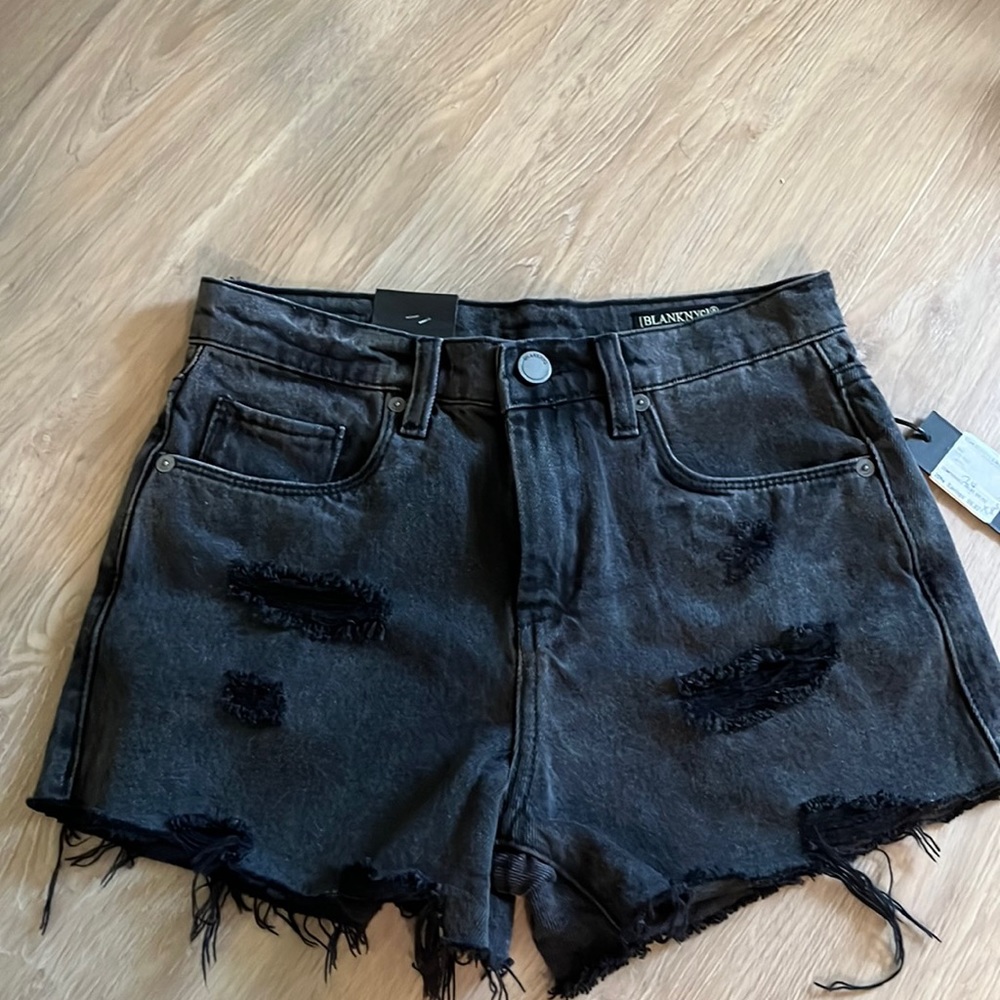 blank NYC Barrow shorts in storm